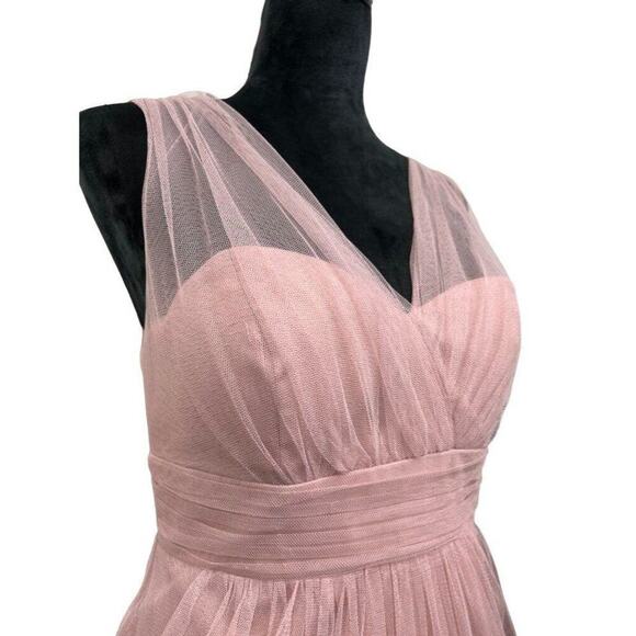 NWT Jenny Yoo Adelle Tulle Formal Dress in Whipped Apricot Size 6 - Picture 3 of 11